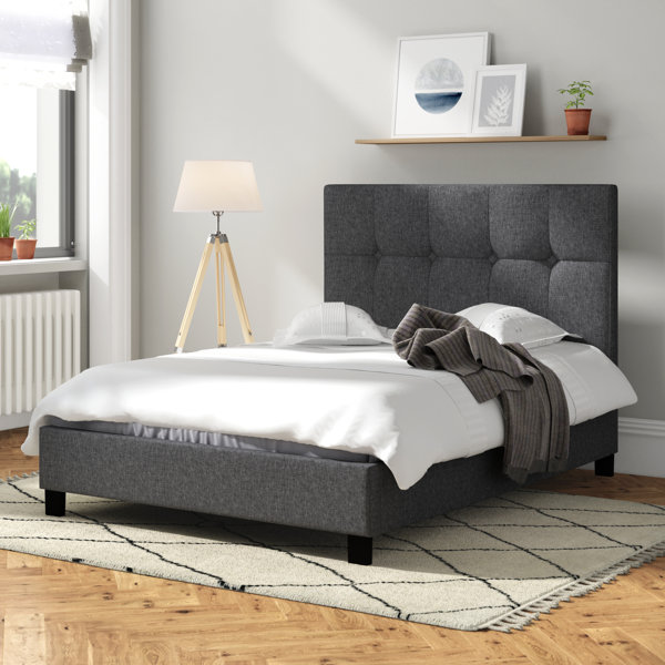 Mercury Row Seiano Upholstered Bed Frame & Reviews Wayfair.co.uk